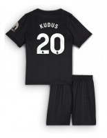 Tottenham Hotspur Mohammed Kudus #20 Vieraspaita Lasten 2025-26 Lyhythihainen (+ shortsit)